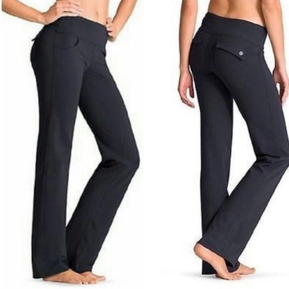 Athleta Pants - Athleta Gray Fusion Wide Flare Leg Pant | LT